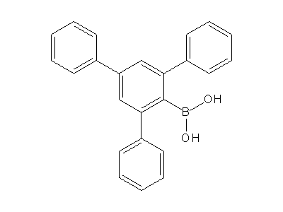 Chemical structure of 2,4,6-triphenylboronic acid