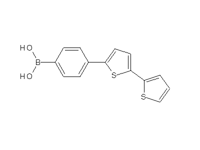 Chemical structure of 4-(2,2'-bithiophen-5-yl)phenylboronic acid