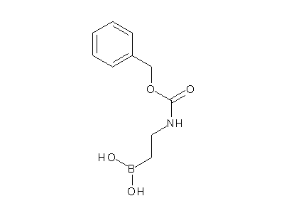 Chemical structure of (2-dihydroxyboranyl-ethyl)-carbamic acid benzyl ester