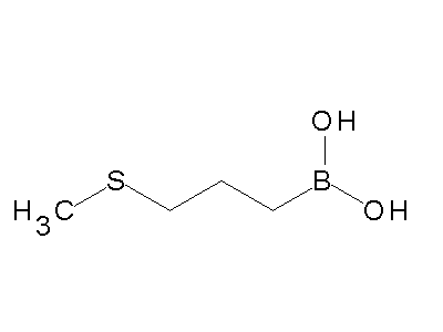 Chemical structure of 3-methylsulfanylpropylboronic acid