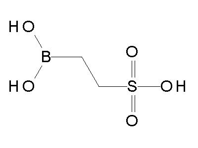 Chemical structure of 2-boronoethanesulfonic acid