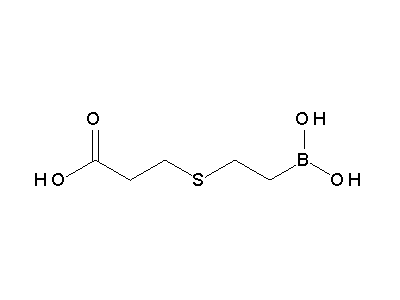Chemical structure of 3-(2-boronoethylsulfanyl)propanoic acid