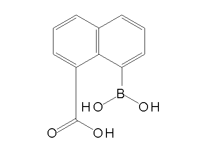 Chemical structure of 8-borononaphthalene-1-carboxylic acid
