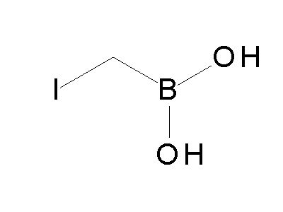 Chemical structure of iodomethyl-boronic acid