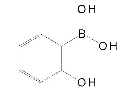 Chemical structure of 2-hydroxyphenylboronic acid