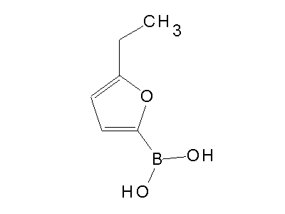 Chemical structure of 5-ethyl-2-furylboronic acid