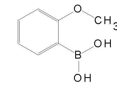 Chemical structure of 2-methoxyphenylboric acid