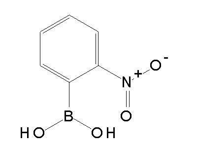 Chemical structure of 2-nitrophenylboronic acid