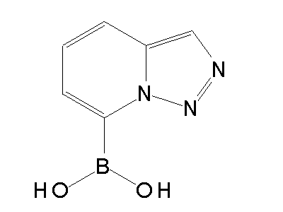 Chemical structure of 7-[1,2,3]triazolo[1,5-a]pyridylboronic acid