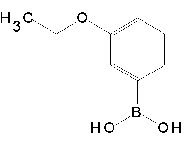 Chemical structure of 3-ethoxyphenylboronic acid