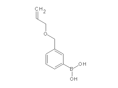 Chemical structure of 3-(allyloxymethyl)phenylboronic acid