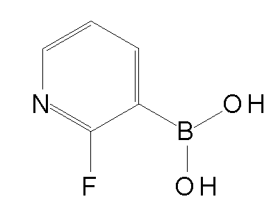Chemical structure of 2-fluoro-3-pyridylboronic acid