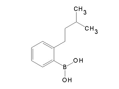 Chemical structure of 2-isopentylphenylboronic acid