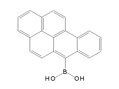Chemical structure of benzo[a]pyrene-6-boronic acid