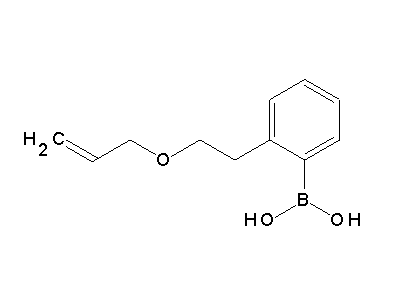 Chemical structure of 2-(2-allyloxyethyl)-phenylboronic acid