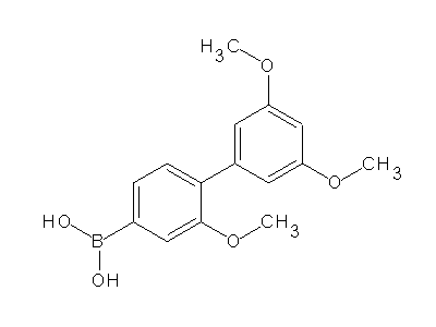 Chemical structure of 2,3',5'-trimethoxybiphenyl-4-ylboronic acid