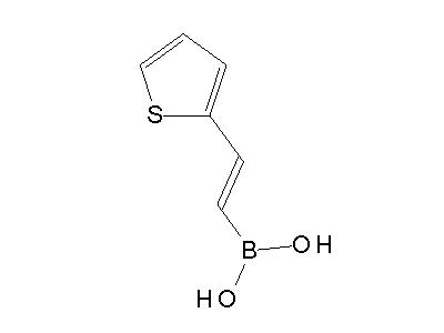 Chemical structure of [2-(2-thienyl)ethenyl]boronic acid
