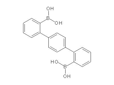 Chemical structure of 2,2''-p-terphenyldiboronic acid