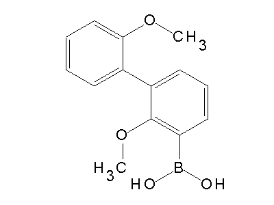 Chemical structure of 2,2'-dimethoxybiphenyl-3-ylboronic acid