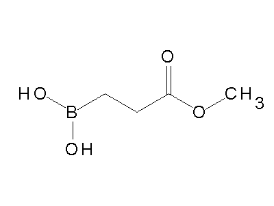 Chemical structure of 3-methoxy-3-oxopropylboronic acid