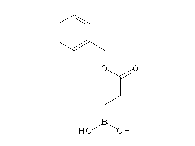 Chemical structure of 3-(benzyloxy)-3-oxopropylboronic acid