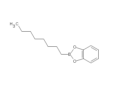Chemical structure of n-octylcatecholborane