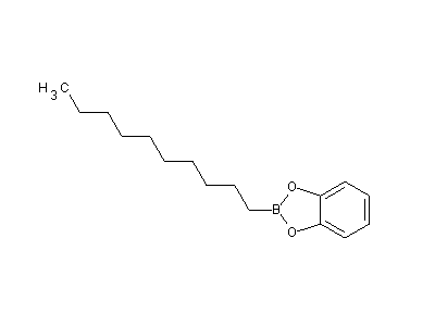 Chemical structure of 2-decyl-benzo[1,3,2]dioxaborole