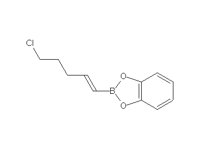 Chemical structure of (E)-5-chloro-1-pentenylboronic acid catechol ester