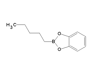 Chemical structure of 2-pentyl-benzo[1,3,2]dioxaborole