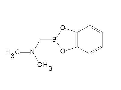 Chemical structure of benzo[1,3,2]dioxaborol-2-ylmethyl-dimethyl-amine