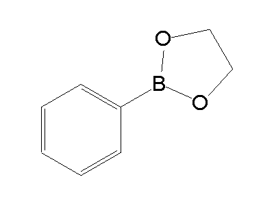 Chemical structure of 2-phenyl-1,3,2-dioxaborolane