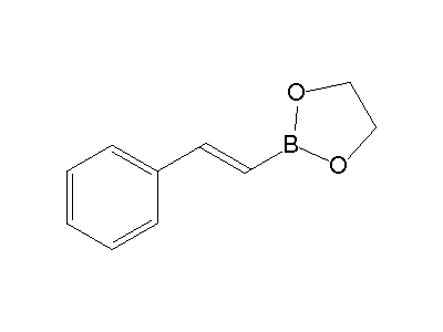 Chemical structure of 2-styryl[1,3,2]dioxaborolane