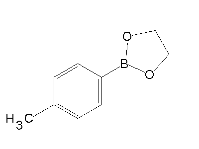 Chemical structure of 2-p-tolyl[1,3,2]dioxaborolane