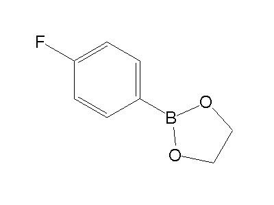 Chemical structure of 2-(4-fluorophenyl)-1,3,2-dioxaborolane