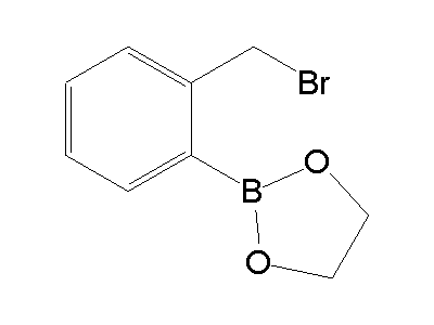 Chemical structure of [2-(bromomethyl)phenyl]ethyleneboronate