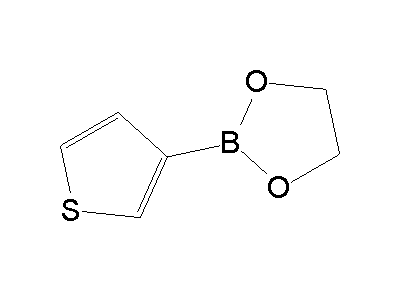 Chemical structure of 2-(thiophen-3-yl)-1,3,2-dioxaborolane