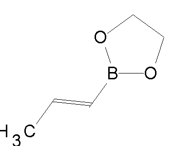 Chemical structure of trans-1-(Ethylendioxyboryl)propen