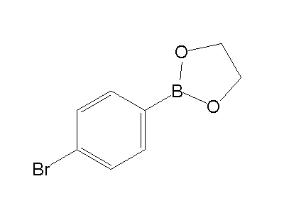 Chemical structure of 2-(4-bromophenyl)-1,3,2-dioxaborolane