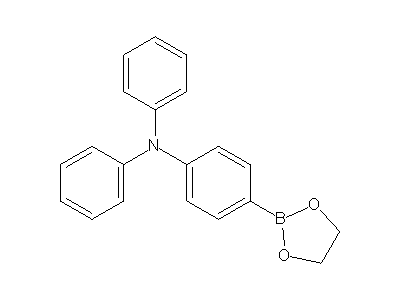 Chemical structure of 2-((4-diphenylamino)phenyl)[1,3,2]dioxaborolane