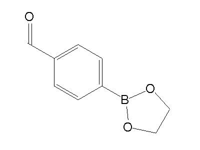 Chemical structure of 4-(1,3,2-dioxaborolan-2-yl)benzaldehyde