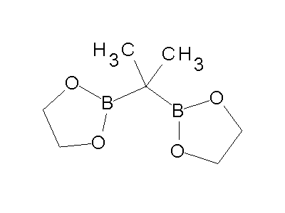 Chemical structure of 2,2-Bis-(1,3,2-dioxaborol-2-yl)-propan