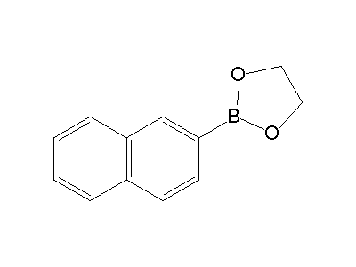Chemical structure of 2-(naphthalen-2-yl)-1,3,2-dioxaborolane