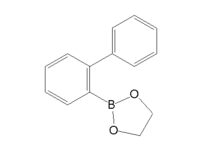 Chemical structure of 2-(biphenyl-2-yl)-1,3,2-dioxaborolane