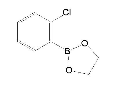 Chemical structure of 2-(2-chlorophenyl)-1,3,2-dioxaborolane