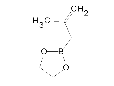 Chemical structure of 2-(2-Methyl-2-propenyl)-1,3,2-dioxaborolan