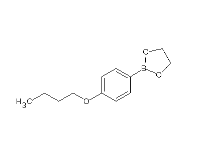 Chemical structure of 2-(4-butoxyphenyl)-1,3,2-dioxaborolane