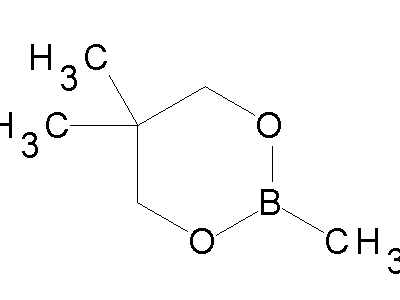 Chemical structure of 2,5,5-trimethyl-1,3,2-dioxaborinane