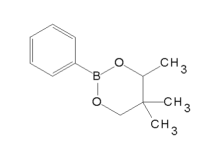 Chemical structure of 4,5,5-trimethyl-2-phenyl-[1,3,2]dioxaborinane