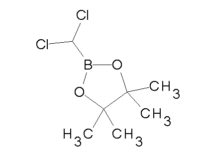Chemical structure of dichloromethyl pinacolboronate