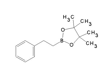 Chemical structure of 2-phenylethylboronic acid pinacol ester